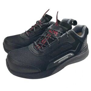 Rocky Womens 6M Industrial Athletix Lace-Up Work Shoe Composite Safety Toe Black